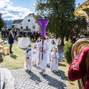 Palmsonntag 2022 am Kirchberg von Deutschfeistritz / Johannes Pötscher Palmsonntag 2022 am Kirchberg von Deutschfeistritz