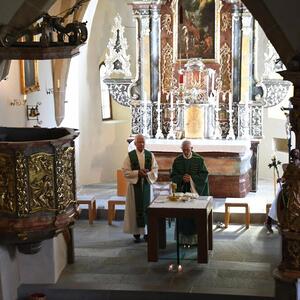 Vor 60 Jahren feierte Pater Koloman OSB seine Primiz in der Pfarrkirche Deutschfeistritz.