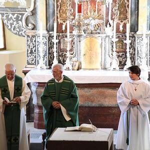 Vor 60 Jahren feierte Pater Koloman OSB seine Primiz in der Pfarrkirche Deutschfeistritz.