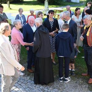 Vor 60 Jahren feierte Pater Koloman OSB seine Primiz in der Pfarrkirche Deutschfeistritz.