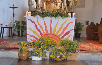 Wir feierten traditionell das Fest Maria Himmelfahrt