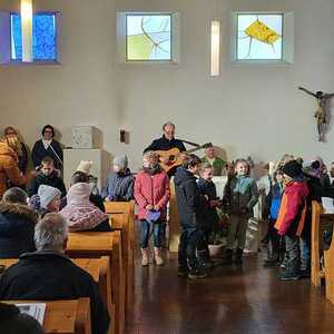 Gottesdienst mit Erstkommunionkindern und deren Familien