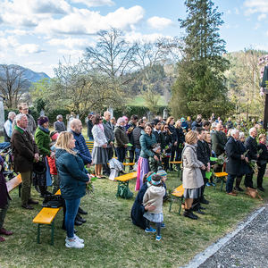Palmsonntag 2022 am Kirchberg von Deutschfeistritz / Johannes Pötscher Palmsonntag 2022 am Kirchberg von Deutschfeistritz