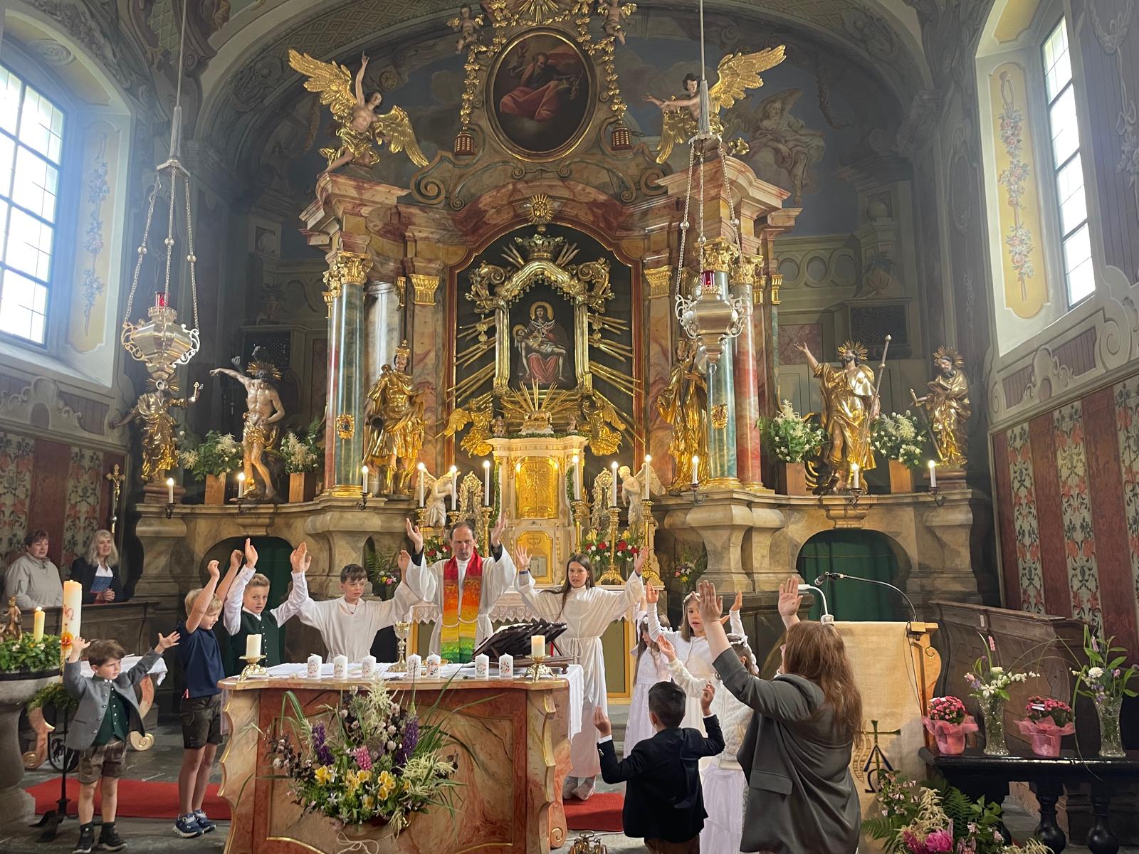 Pfarre Wildalpen / Loretta Kain/ Daniela Stenitzer Erstkommunion 2024
