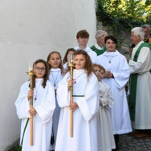 Vor 60 Jahren feierte Pater Koloman OSB seine Primiz in der Pfarrkirche Deutschfeistritz.