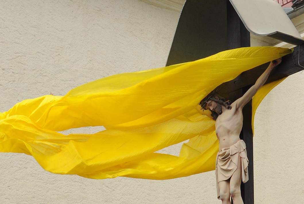 Christus vor der Pfarrkirche Deutschfeistritz