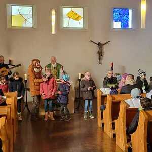 Gottesdienst mit Erstkommunionkindern und deren Familien