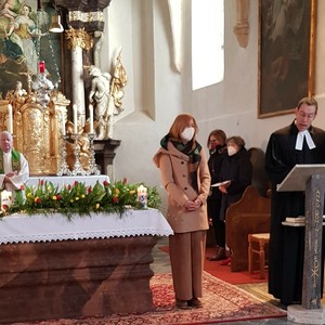 Ökumenischer Gottesdienst mit Pfarrer Johannes Erlbruch und Prof. Helmut Schlacher