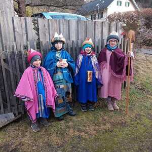Sternsinger-Aktion 2023 / Familie Fink Sternsinger-Aktion 2023