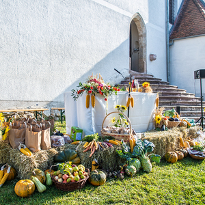 Erntedankfest auf dem Kirchberg von Deutschfeistritz